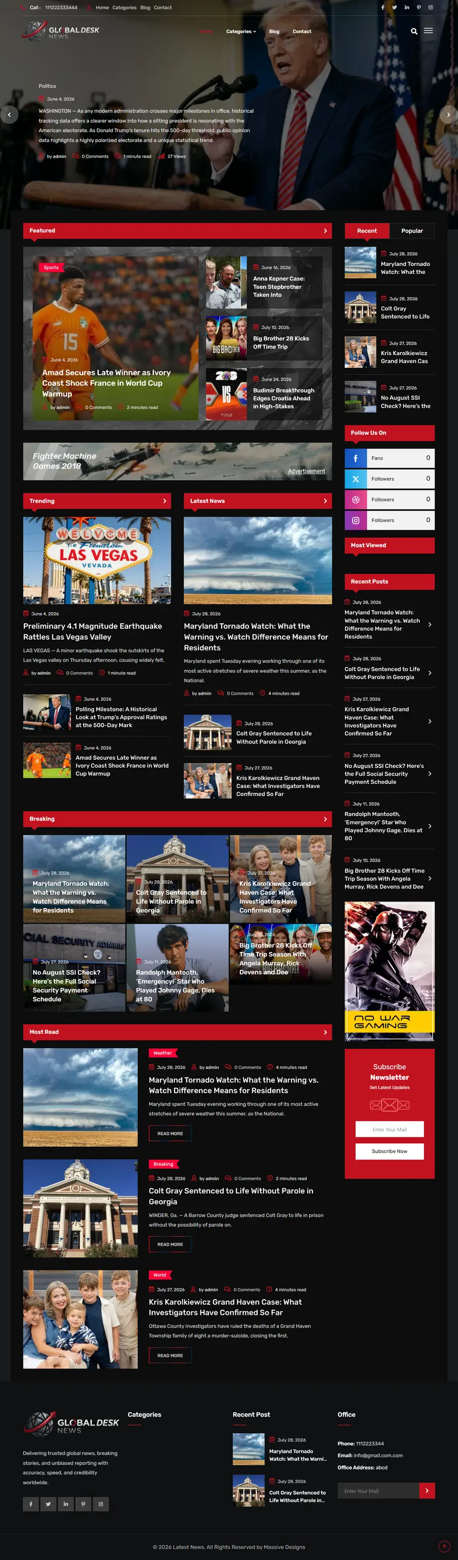 Global Desk News